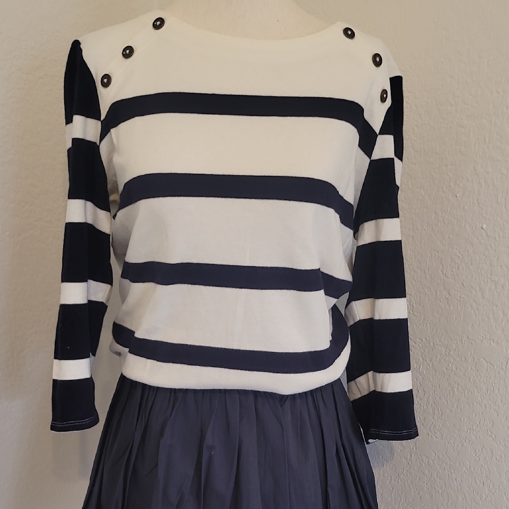 Talbots Classic White Cotton Top